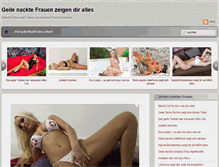 Tablet Screenshot of geilenacktefrauen.org